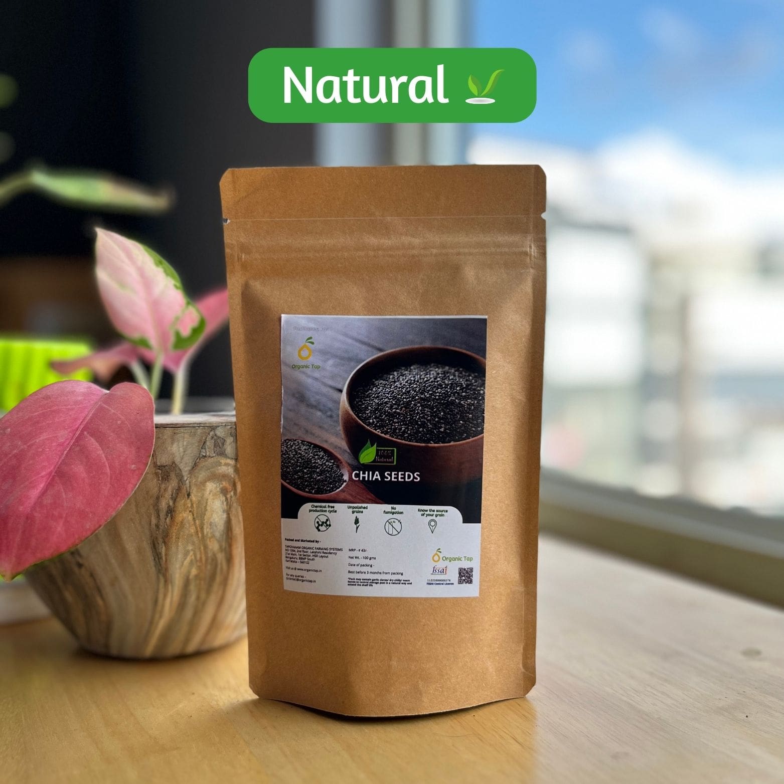 Organic Chia Seeds Superfood for Health and Wellness Organic Tap