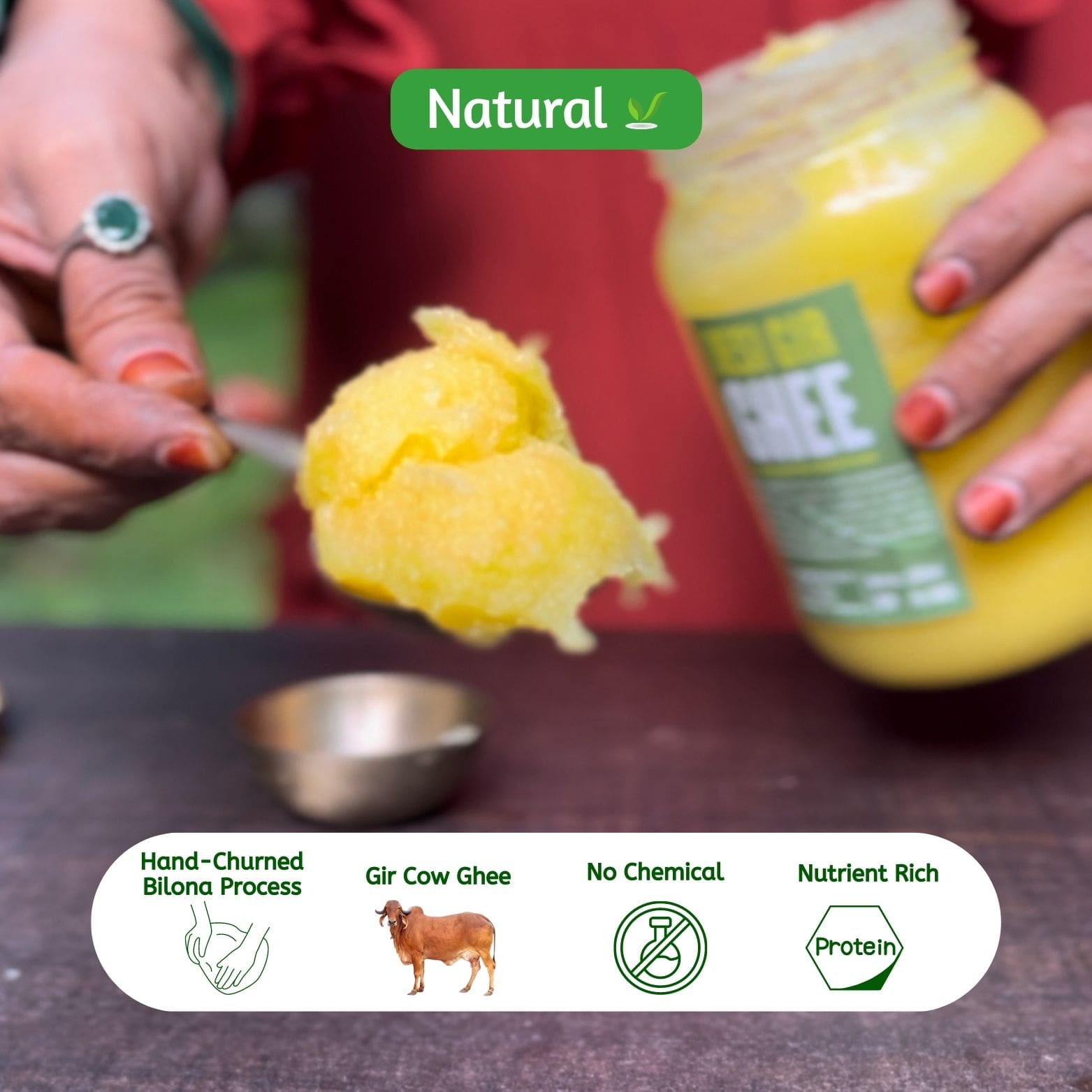 organic A2 Gir Cow Ghee - Organic - Online store for organic products in Bangalore - Groceries | Groceries 1