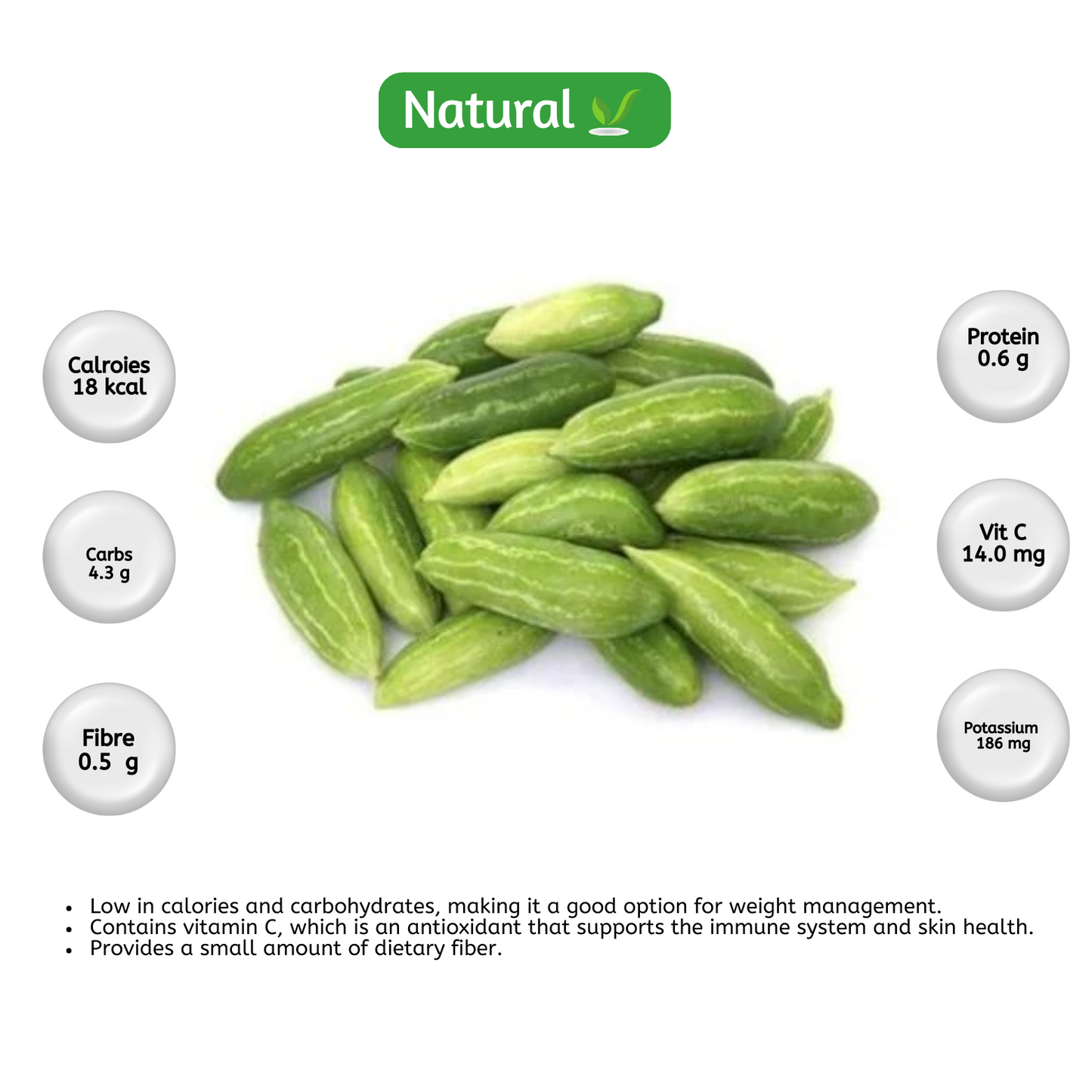 organic Little Gourd - Online store for organic products in Bangalore - Tondekaayi | Vegetables