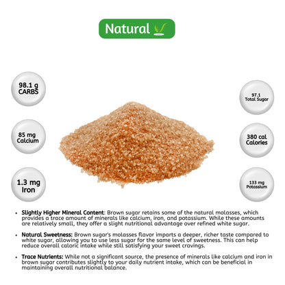 organic Brown Sugar - 500 gms - Online store for organic products in Bangalore - Groceries |