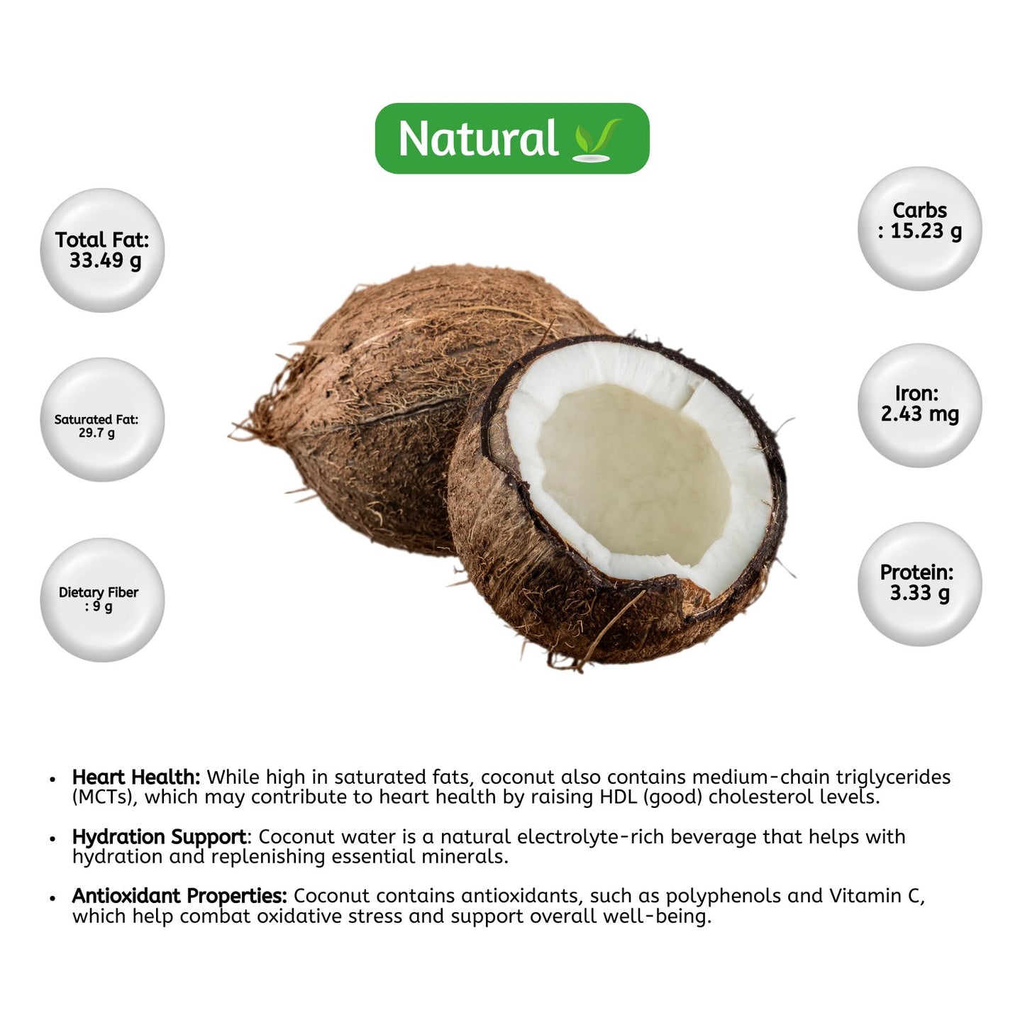 organic Coconut - Online store for organic products in Bangalore - Vegetables |