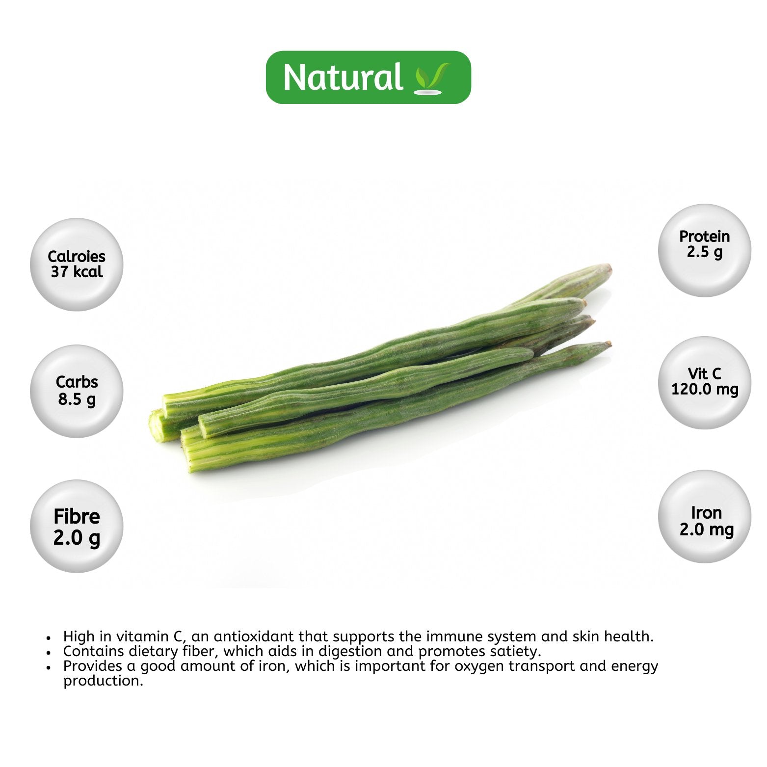 organic Drumstick Nati - Online store for organic products in Bangalore - Drumstick | Nuggekaayi