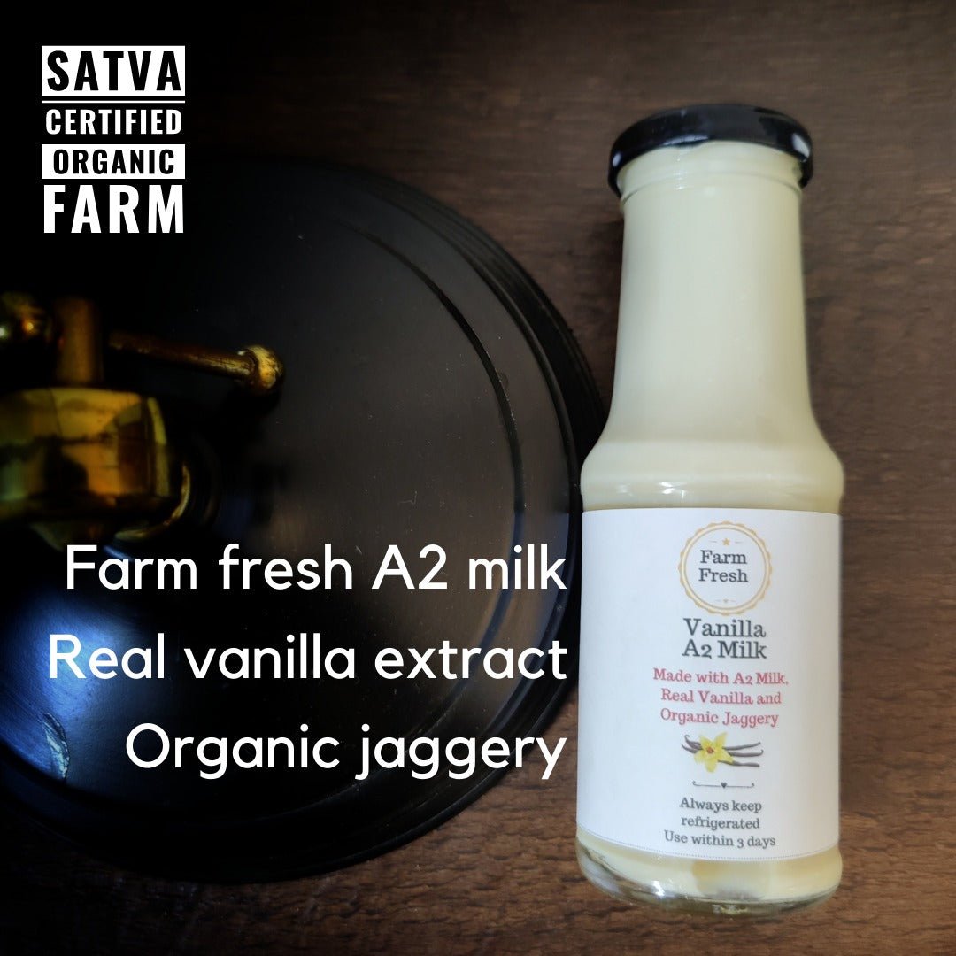 organic Fresh A2 Vanilla Milk - Online store for organic products in Bangalore - Native Dairy | Native Dairy & Eggs