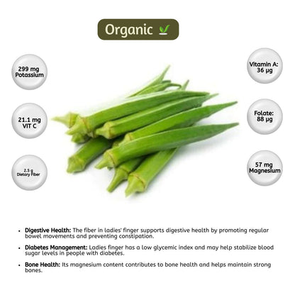 organic Ladies Finger - Online store for organic products in Bangalore - Vegetables |