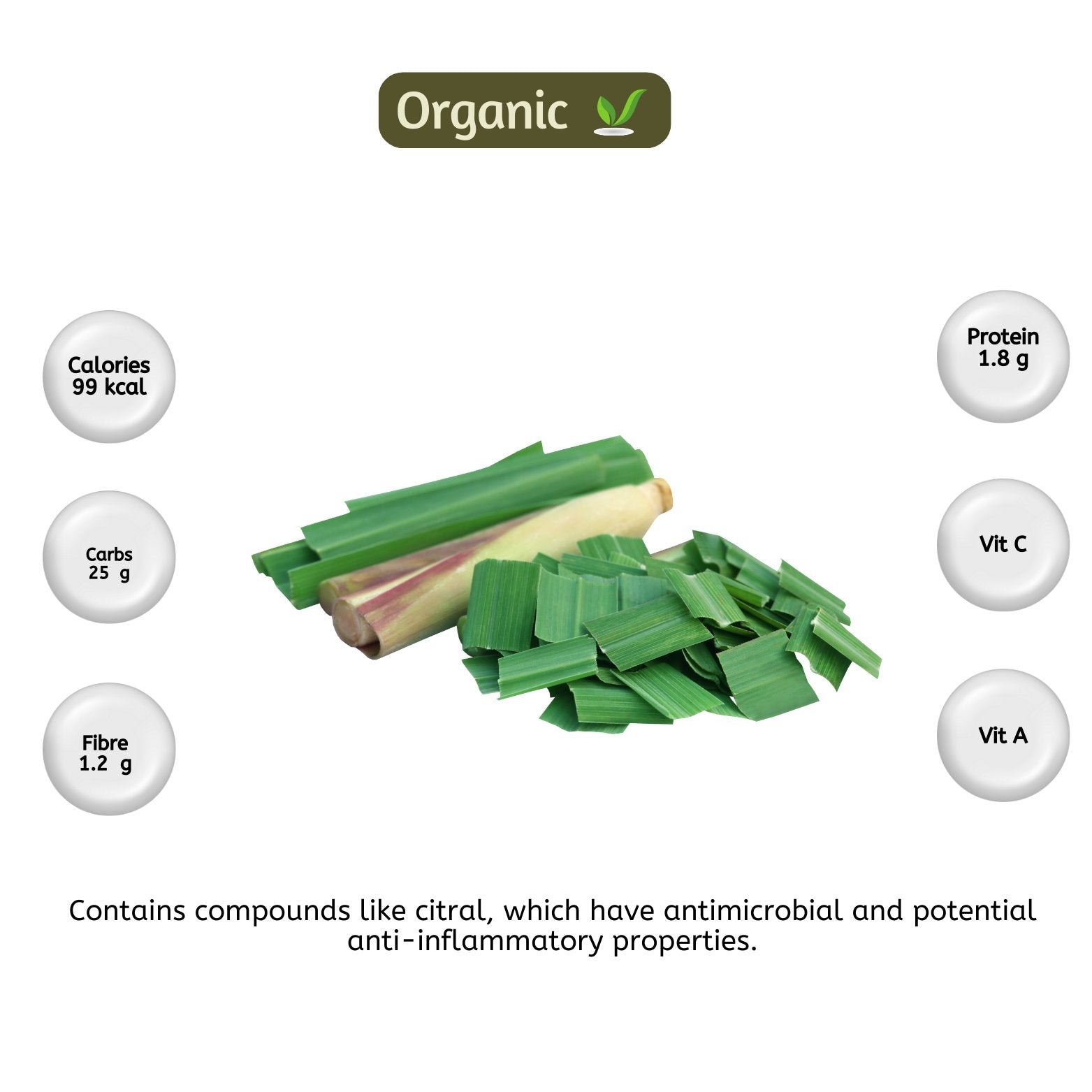 organic Lemon Grass - Online store for organic products in Bangalore - Leafy | Leafy & Herbs