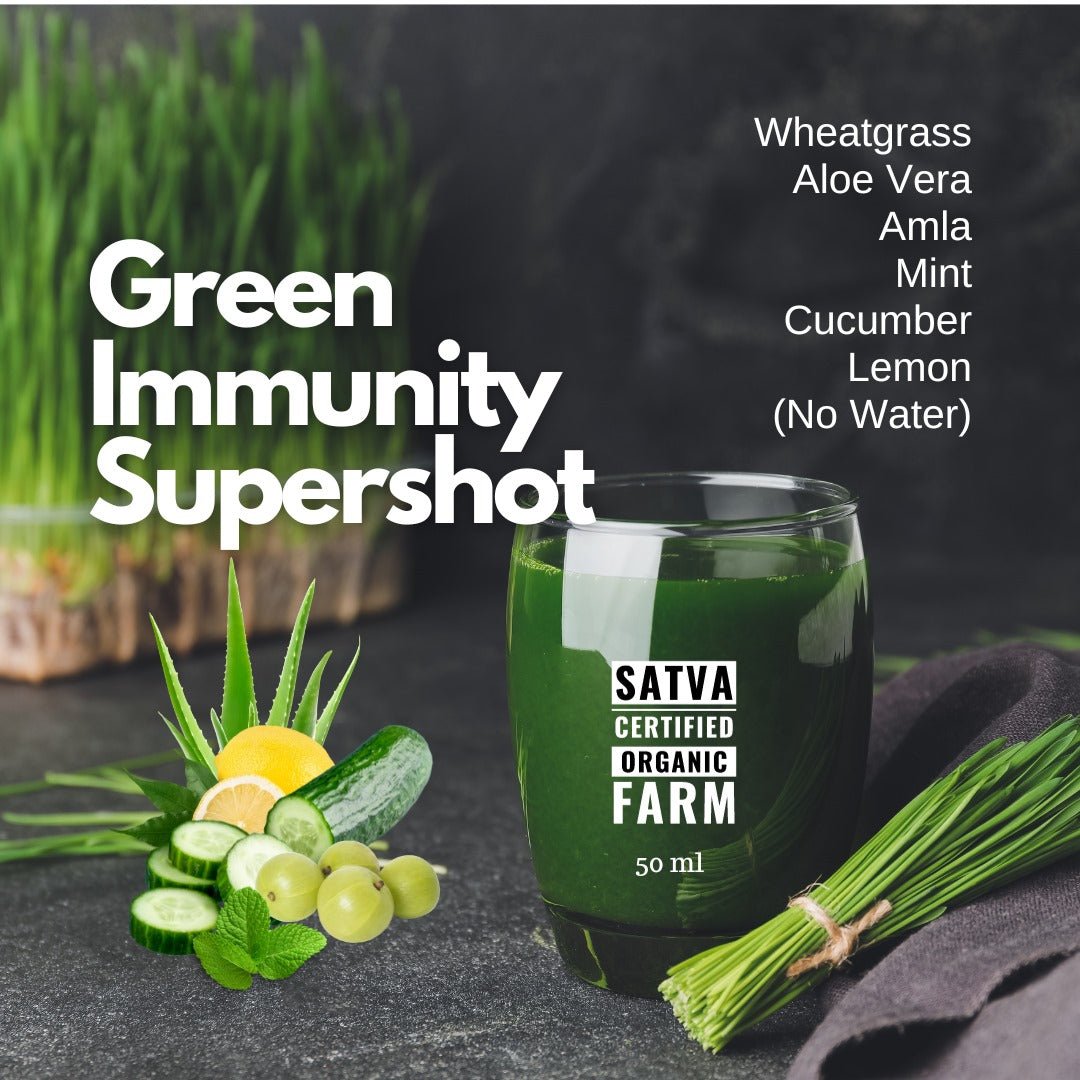 organic Cold Pressed Green Supershot - Online store for organic products in Bangalore - Beverages | Kombucha