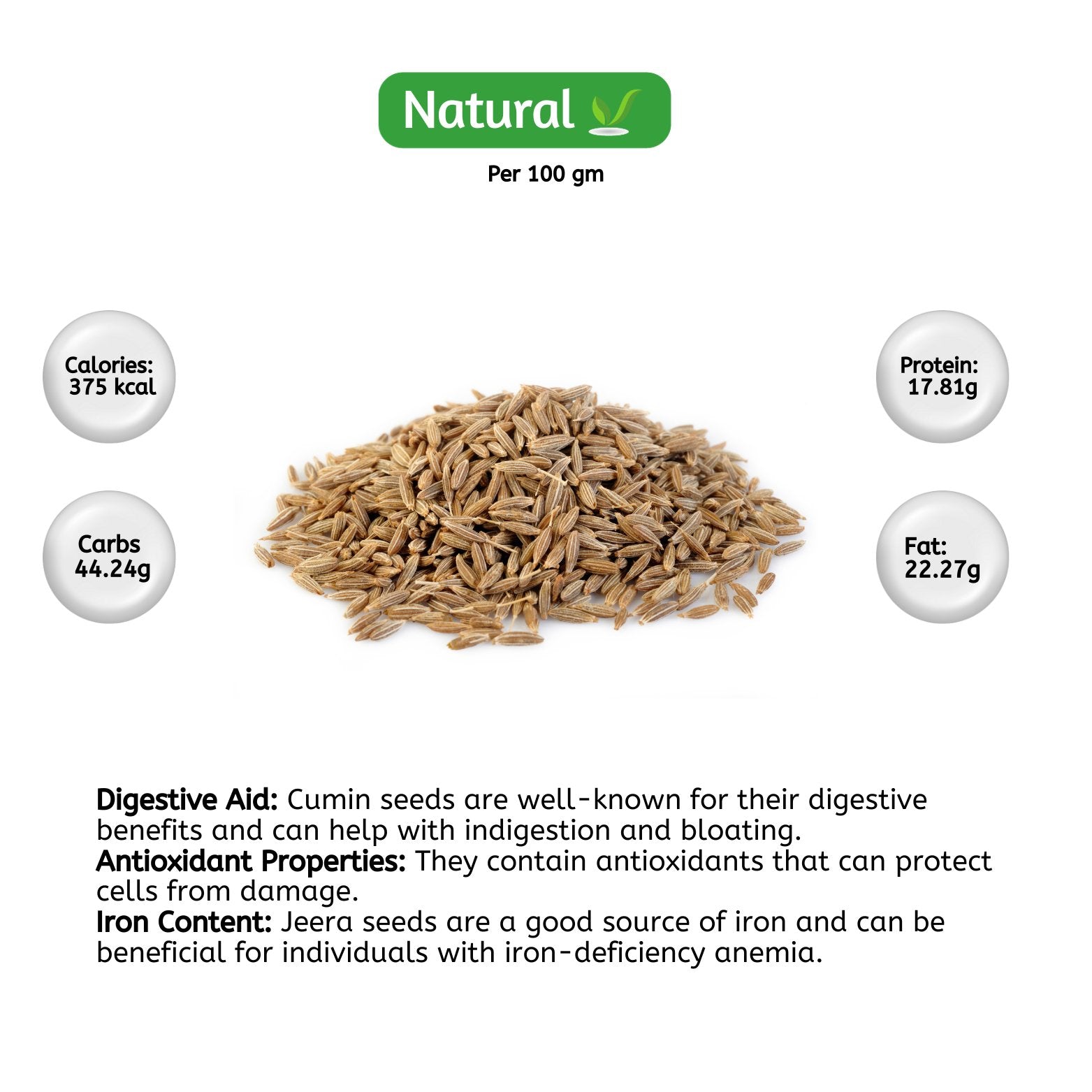 organic Jeera | Cumin Seeds - Online store for organic products in Bangalore - Cumin | Groceries