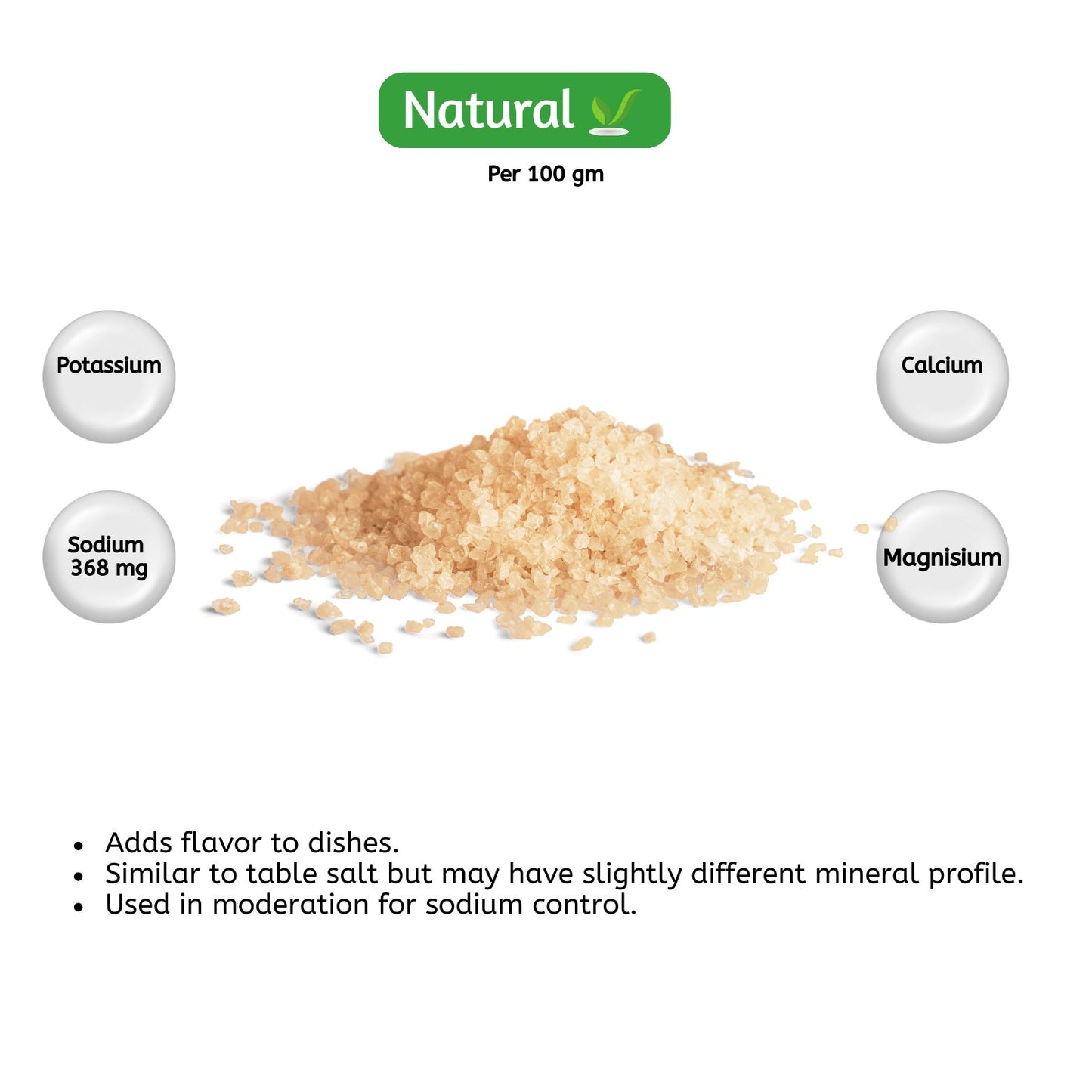 organic Organic Crystal Sea Salt - 500g - Online store for organic products in Bangalore - Groceries | Groceries 1
