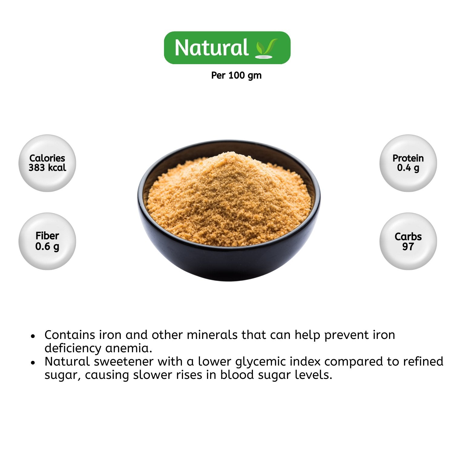 organic Organic Jaggery Powder | nattu sakkarai - Online store for organic products in Bangalore - Bella | Bellada pudi