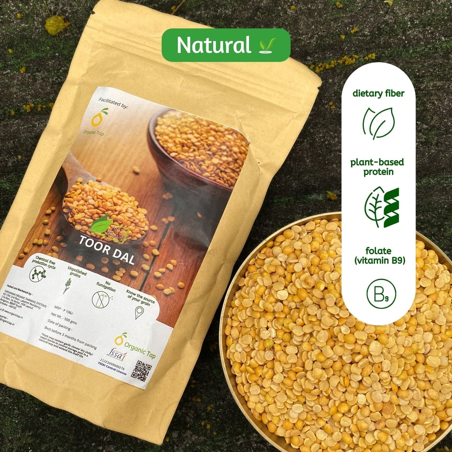 organic Toor Dal - Online store for organic products in Bangalore - Groceries | Groceries 1