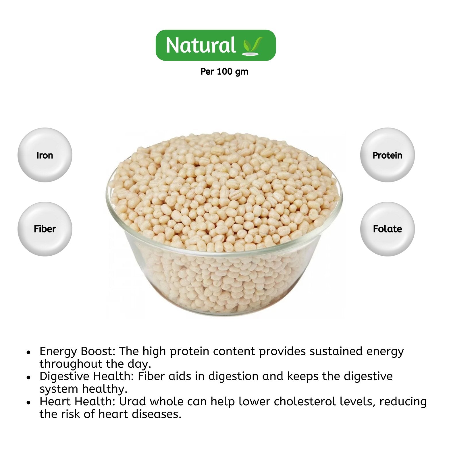 organic Urad Dal Whole White - Online store for organic products in Bangalore - Groceries | Groceries 1