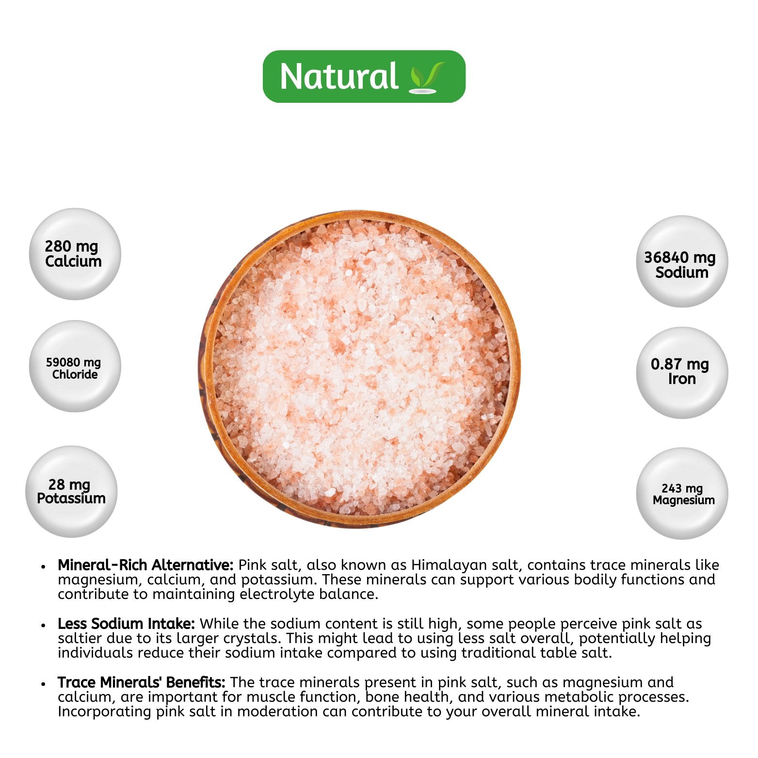 Pink Himalayan Salt organic Powder | Sendha namak