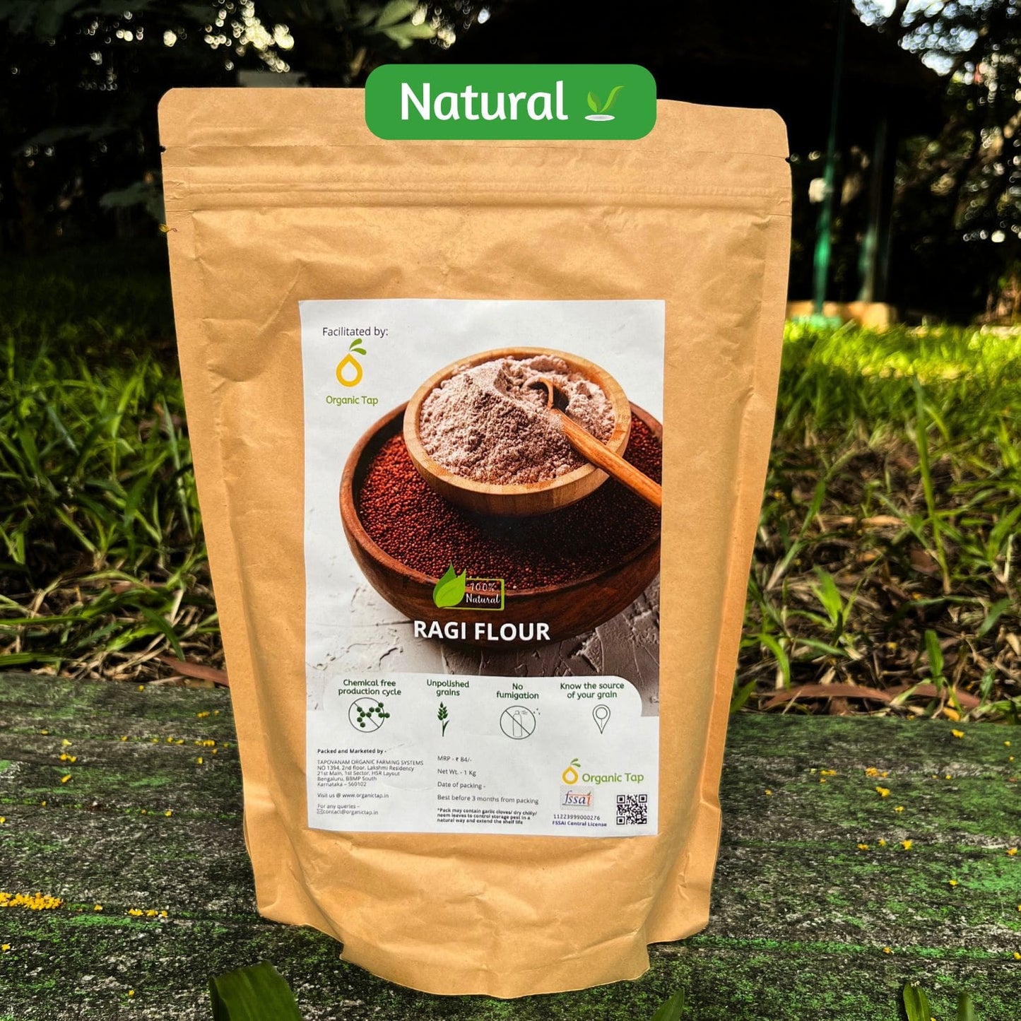 organic Ragi Flour - Online store for organic products in Bangalore - Finger millet | Flours